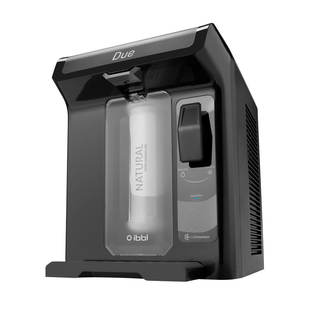 Purificador de Água IBBL Refrigerado Due com Compressor Grafite - 220 Volts